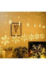 3 Metre  60x90 Cm Boyutunda Sarı Renk  Kartanesi Modeli Animasyonlu Led İç Mekan Yılbaşı Süsü