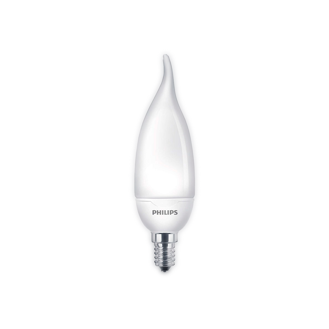 Philips/8W-220-240V-370LM-2700K-E14-Buzlu-Cam-Kivrik-Uc-Led-Buji-Ampul/ 