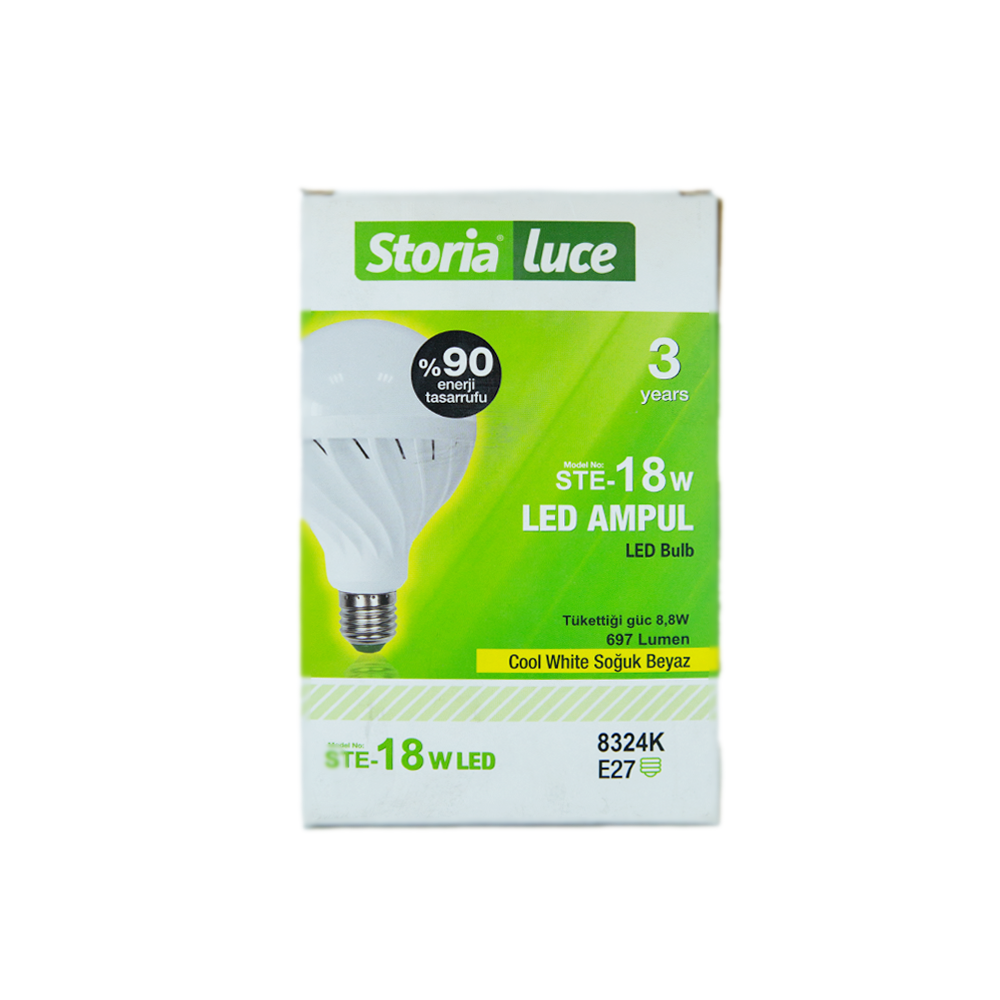 StoriaLuce/18w-220-240v-697lm-6500k-e14-led-top-buji-ampul/2