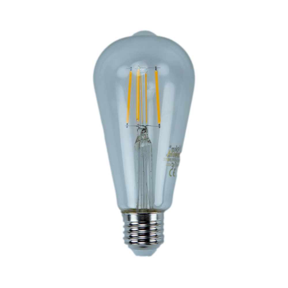 Heka/6w-230v-2700k-e27-st64-led-flamanli-rustik-ampul/1