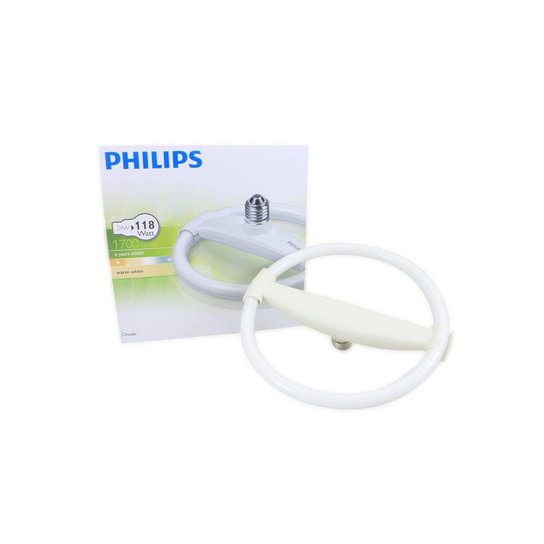 Philips/24w-220-240v-1700lm-2700k-e27-simit-floresan/2
