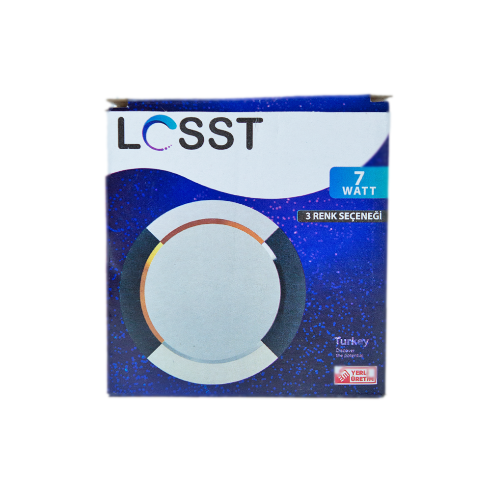 Losst/7w-3renk-siva-alti-led-spot-yuvarlak/2