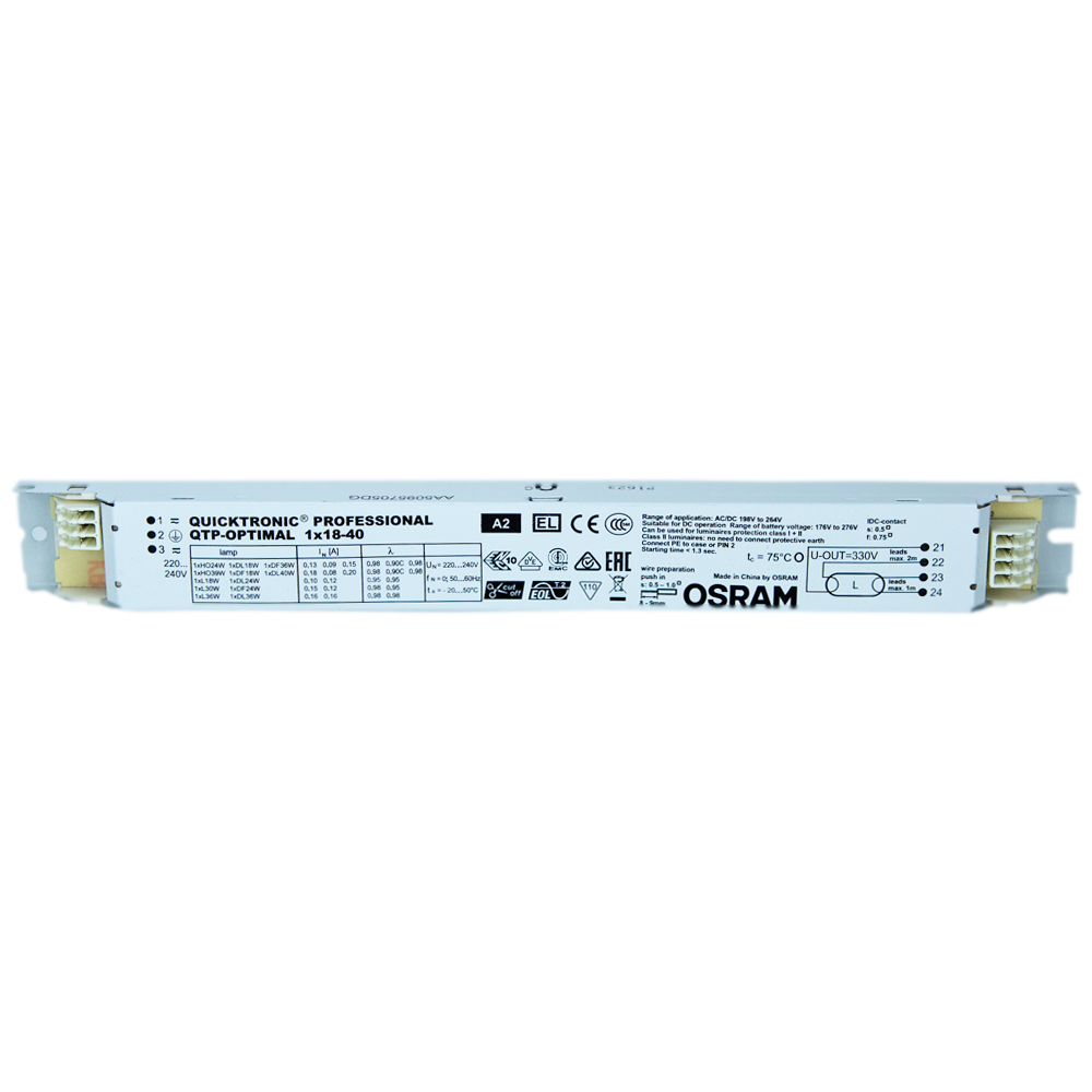 Osram/1x18w-40w-elektronik-balast/1