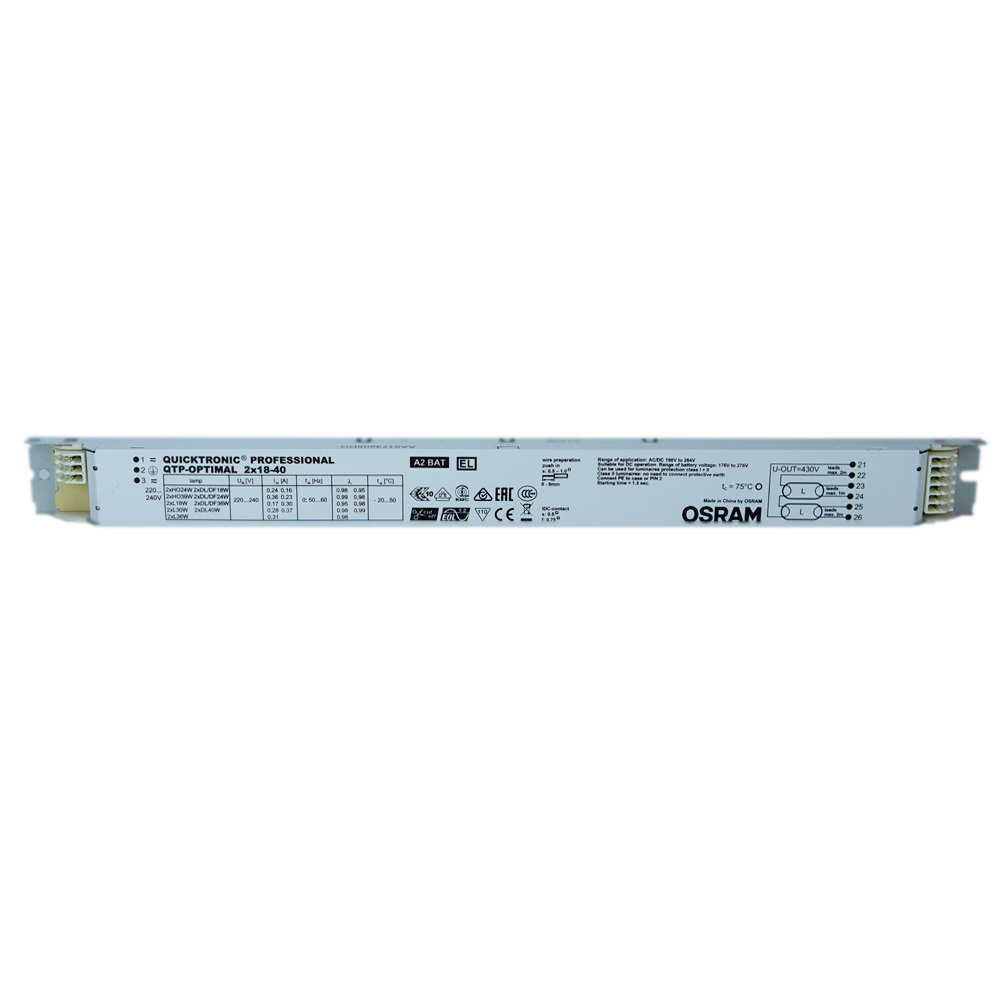 Osram/2x18w-40w-elektronik-balast/1