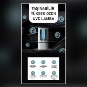 Liğtex UVC Şarjlı Mikrop ve Virüs Kırıcı Dezenfeksiyon Cihazı