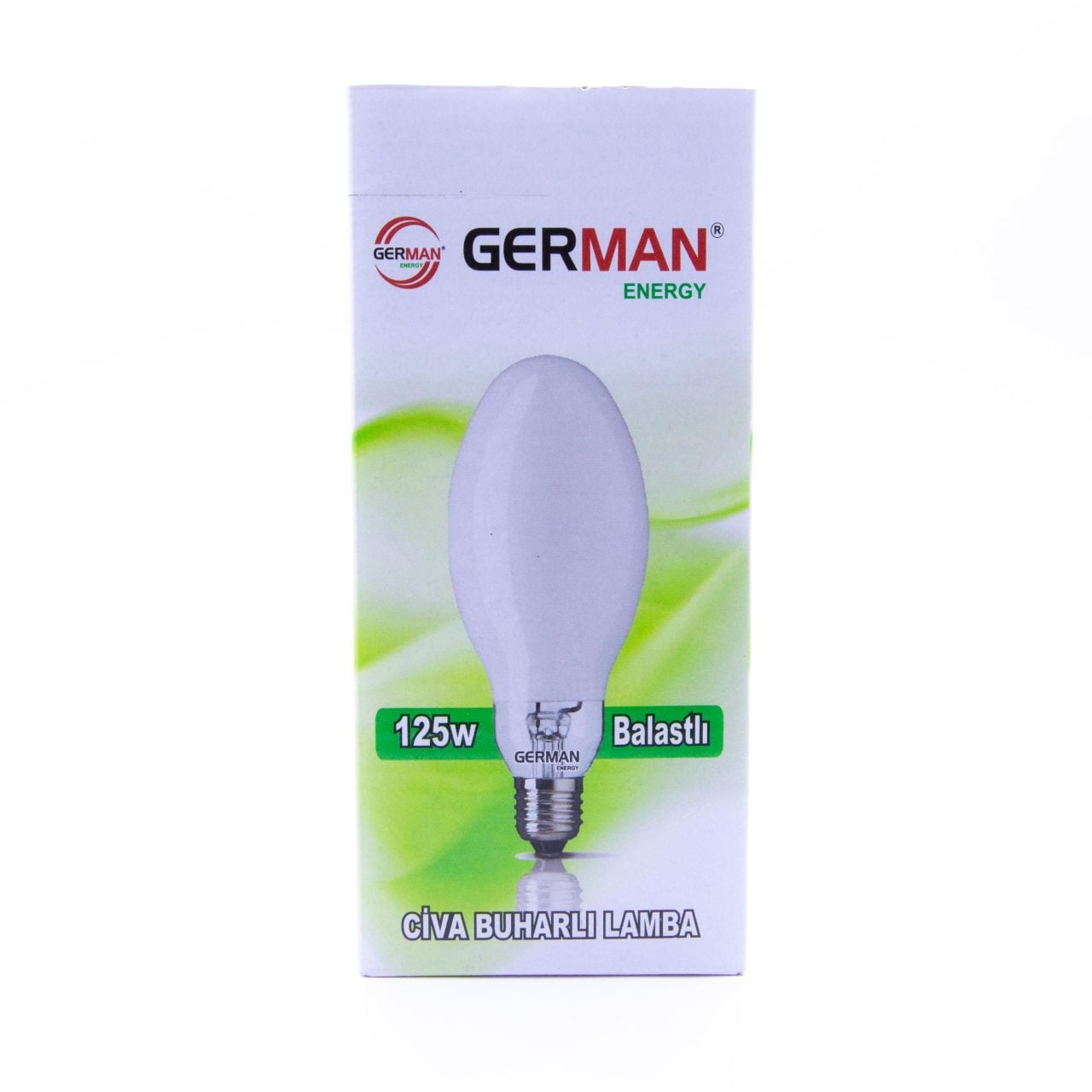 German Energy 125W 220-240V 2800Lm 3600K E27 P60 Cıva Buharlı Ampul