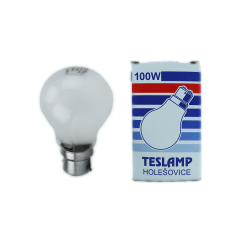 Teslamp 100W 240V 2800K B22 A60 Buzlu Cam Halojen Normal Ampul