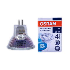Osram Decostar 10W 12V 90Lm 2800K GU4 Halojen Çanak Ampul