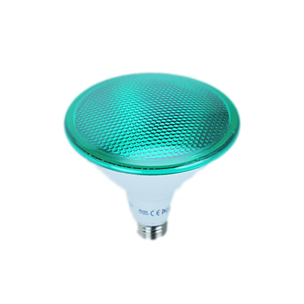 Ecolite 8W 220-240V E27 Par38 Yeşil Cam Led Ampul