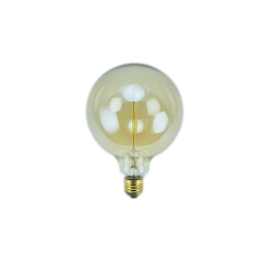 60W 220-240V 2700K E27 G125 Akkor Flamanlı Rustik Ampul