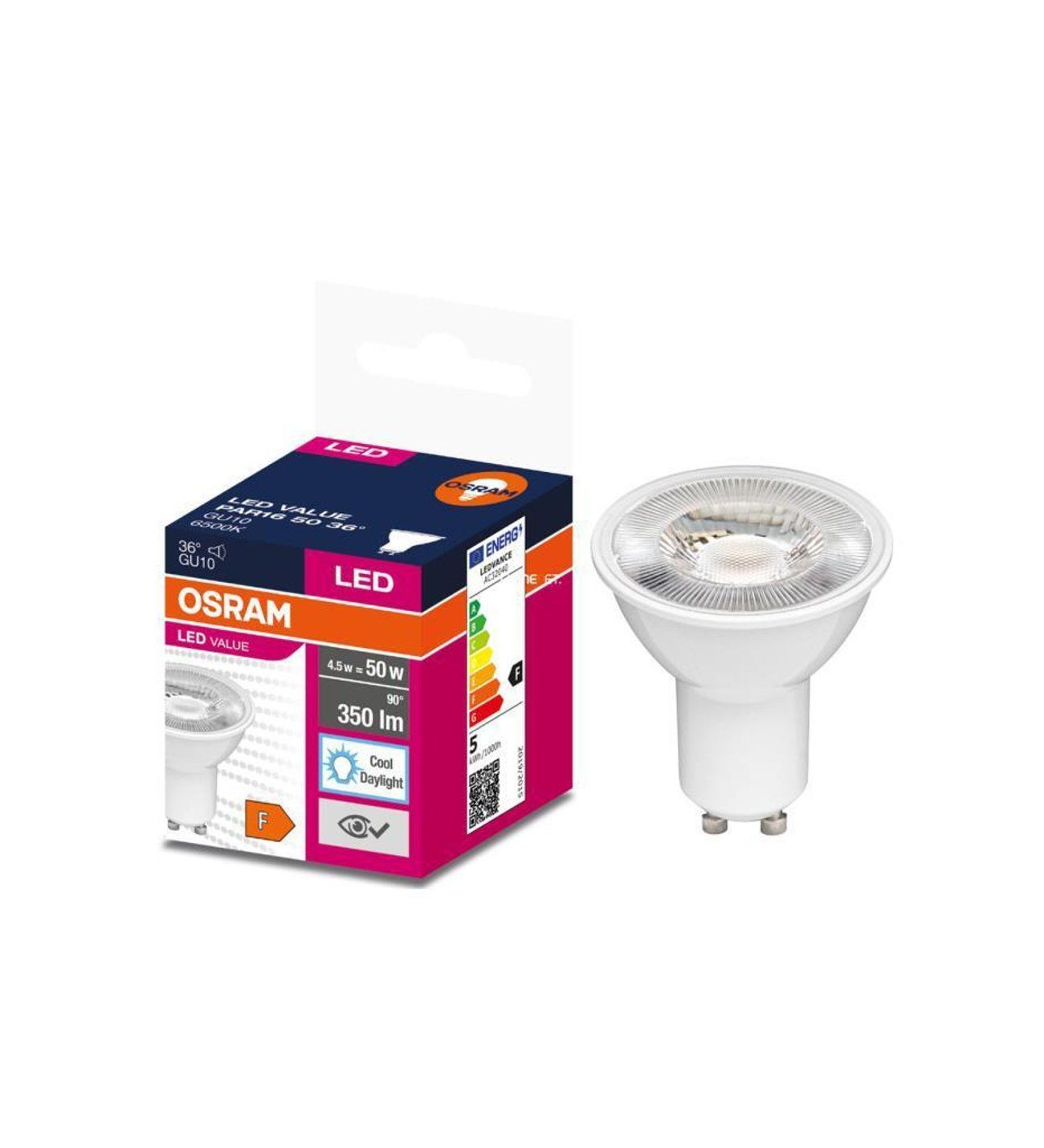 Osram 4.5W 220-240V 350LM 6500K GU10 Led Çanak Ampul