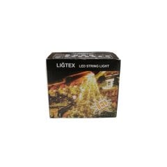 Liğtex Led Yılbaşı Süsü 10W 230V Sarı 10m Ek Aparatlı Fişli