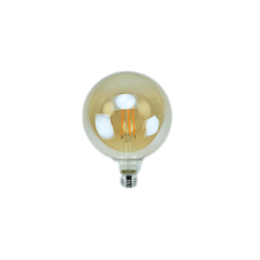 Ecolite 7,5W 220-240V 750LM 2200K E27 G125 Gold Cam Dimli Led Flamanlı Rustik Ampul