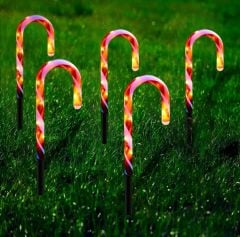 Baston Model 11W Kırmızı Renk  Led Yılbaşı Süsü