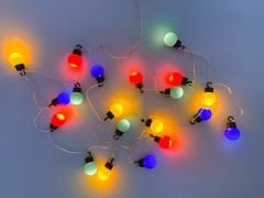 5 Metre 28 Ledli RGB Renk Top Şeklinde Yılbaşı Süsü