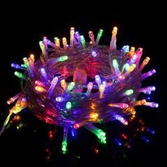 10 Metre 100 Ledli RGB Renk Animasyonlu İç Mekan Yılbaşı Süsü