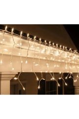 10 Metre 100 Ledli Sarı/Beyaz Renk Çakarlı İç Mekan Yılbaşı Süsü