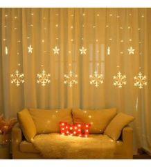 3 Metre  60x90 Cm Boyutunda Sarı Renk  Kartanesi Modeli Animasyonlu Led İç Mekan Yılbaşı Süsü