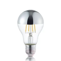 Ecolite 4W LED CROWN SILVER A60 Ampul 220V 320 Lümen 15.000 Saat Ömür