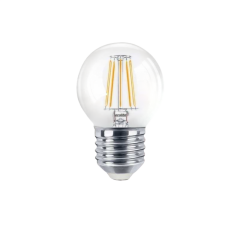 Ecolite 6W LED DIMMABLE FILAMENT 810LM G45 Ampul 220V Şeffaf Cam 15.000 Saat Ömür