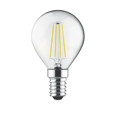 Ecolite 4W LED FILAMENT G45 Ampul 220V Şeffaf cam 470 Lümen 15.000 Saat Ömür