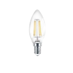Ecolite 4W LED FILAMENT CANDLE Ampul 220V Şeffaf Cam 470 lümen  15.000 Saat Ömür