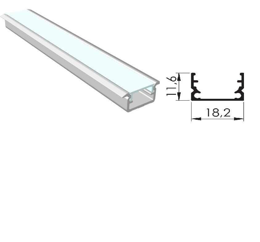 A-01 3 Metre Alüminyum Profil